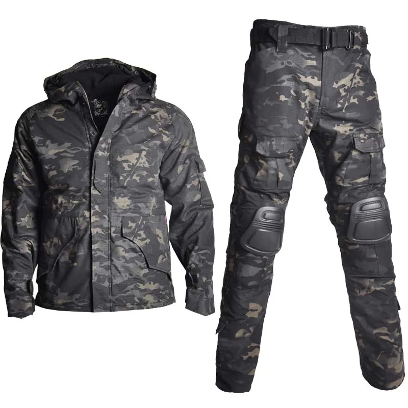 Chaqueta polar camuflaje táctico militar para frío y carga exterior - imagen 3