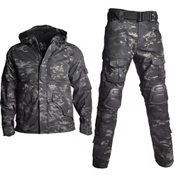 Chaqueta polar camuflaje táctico militar para frío y carga exterior