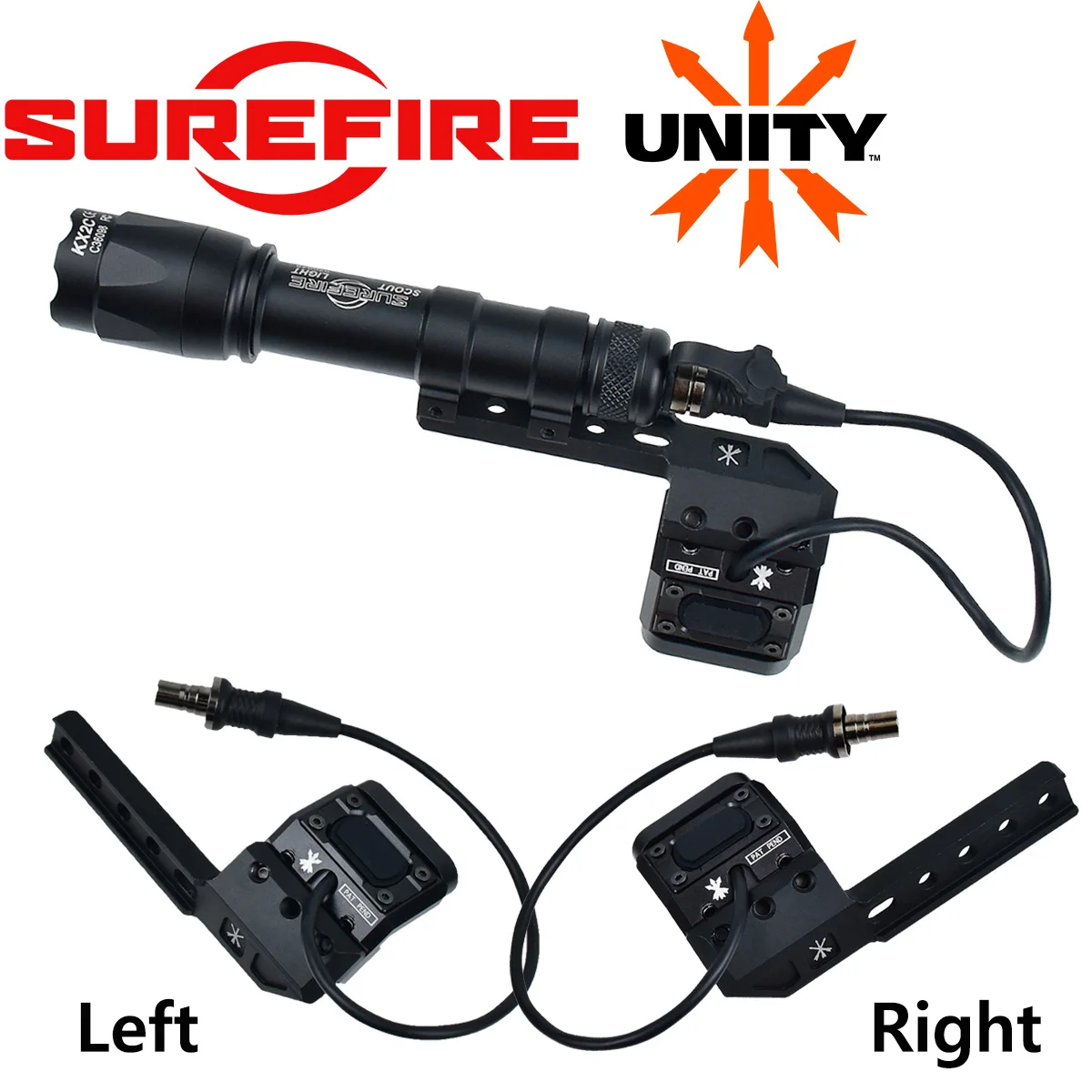SureFire M600C Linterna táctica para rifle con soporte Unity desplazado - imagen 5