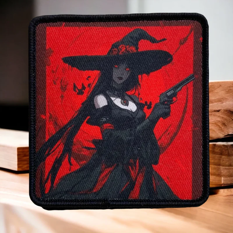 Detalle de parches para mochila táctica