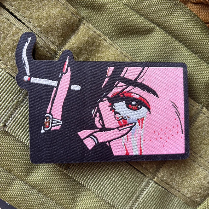 Parche morale táctico con velcro para mujer – Accesorio mochila - imagen 5