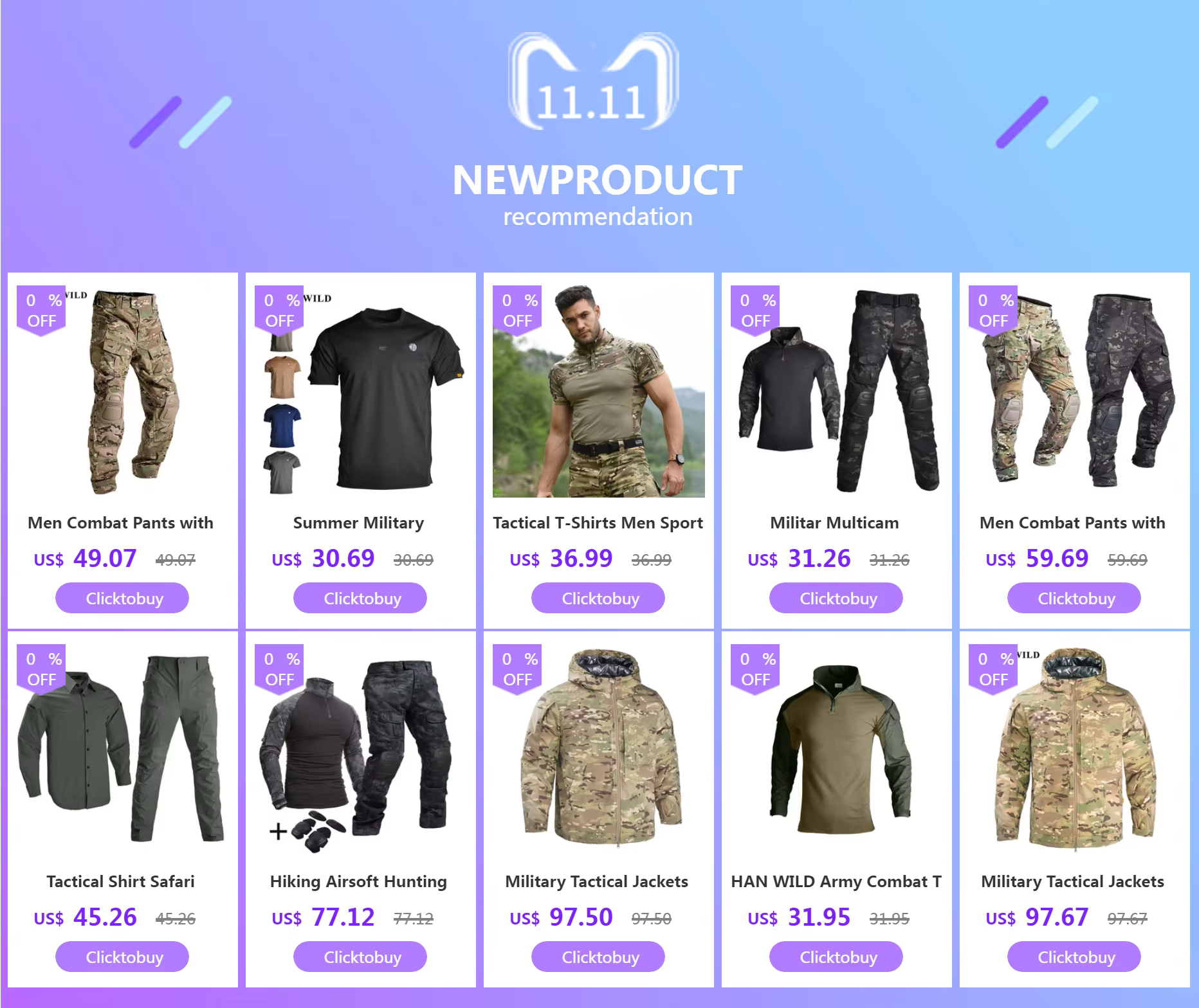 Camisa de camuflaje con coderas