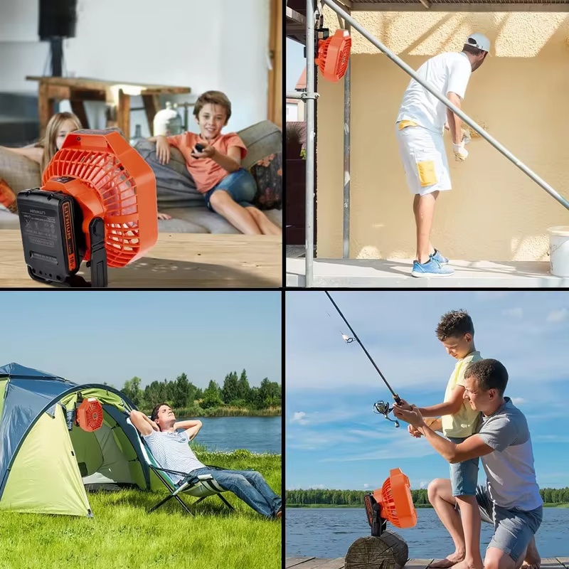 Makita ventilador camping inalámbrico con mando y LED regulable - imagen 5