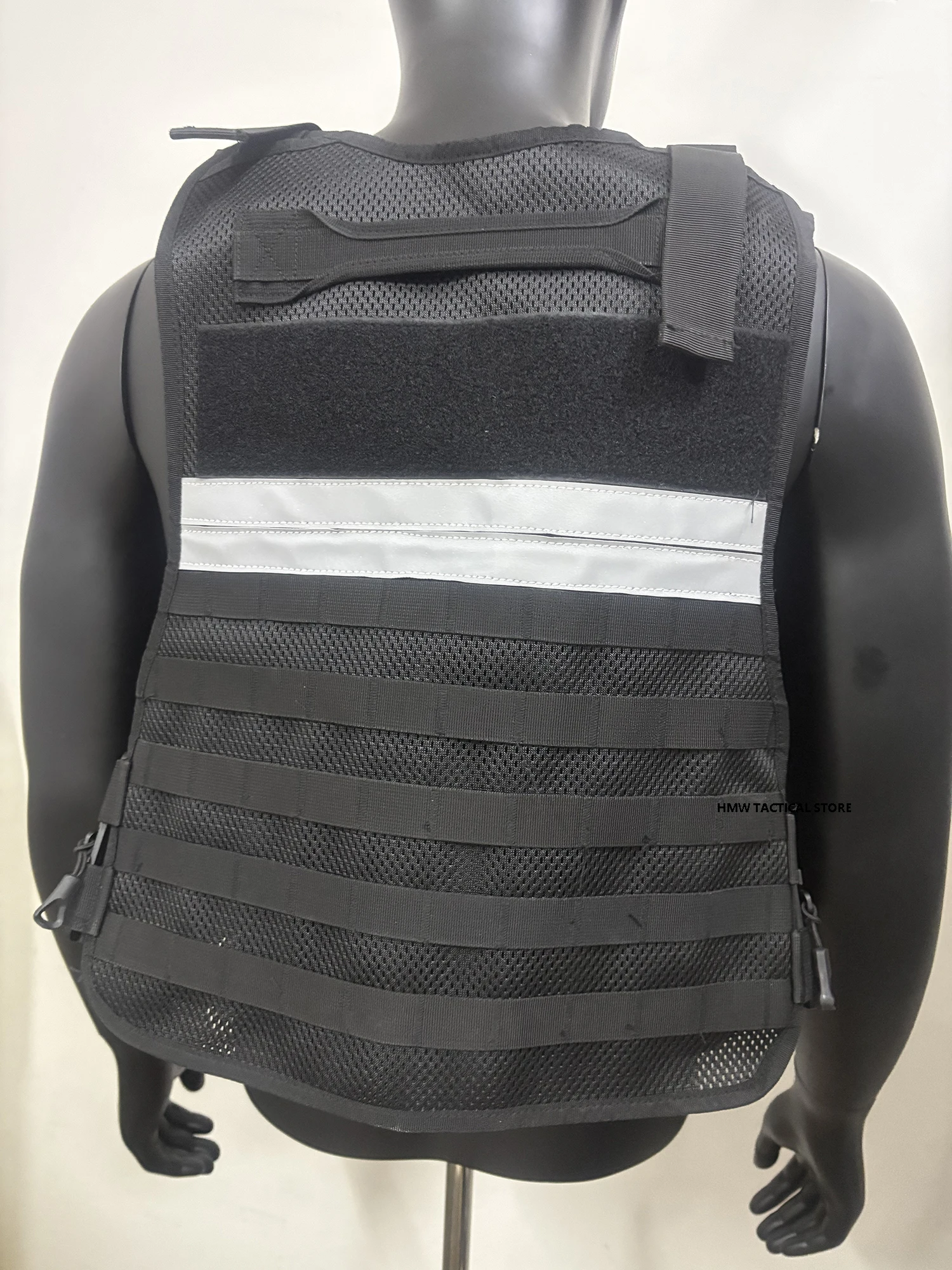 Chaleco táctico MOLLE desmontable rápido, transpirable a prueba balas