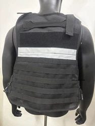 Chaleco táctico MOLLE desmontable rápido, transpirable a prueba balas