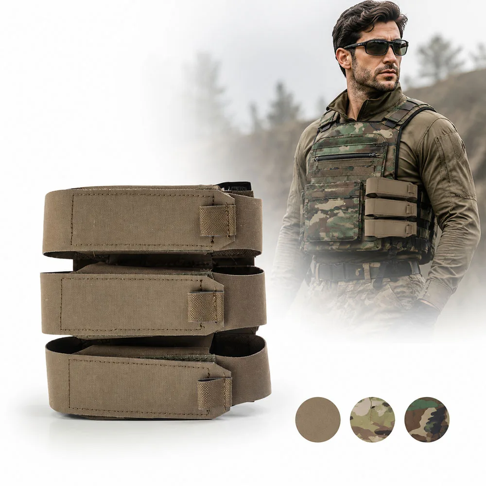 Bolsa Táctica Triple para Cargadores, MOLLE para Chaleco