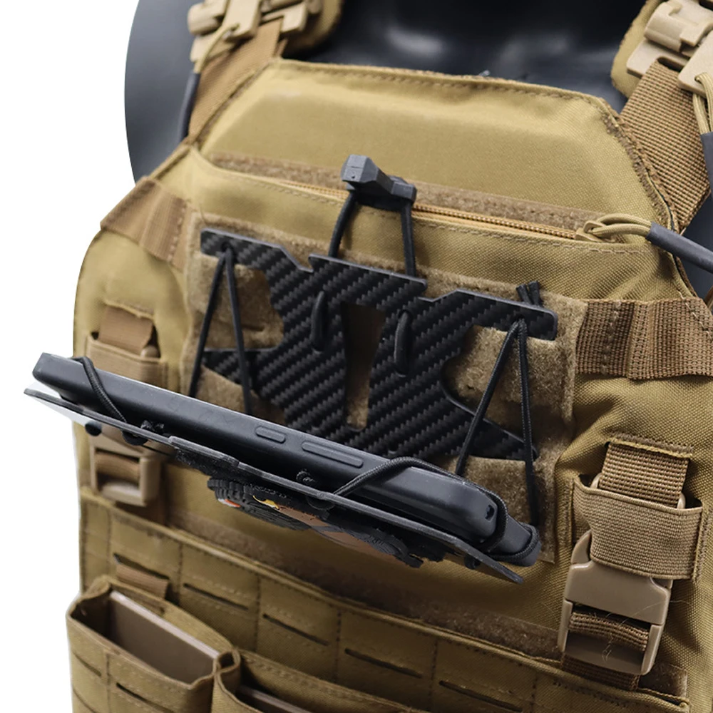 Soporte táctico MOLLE plegable fibra de carbono para móvil - imagen 2