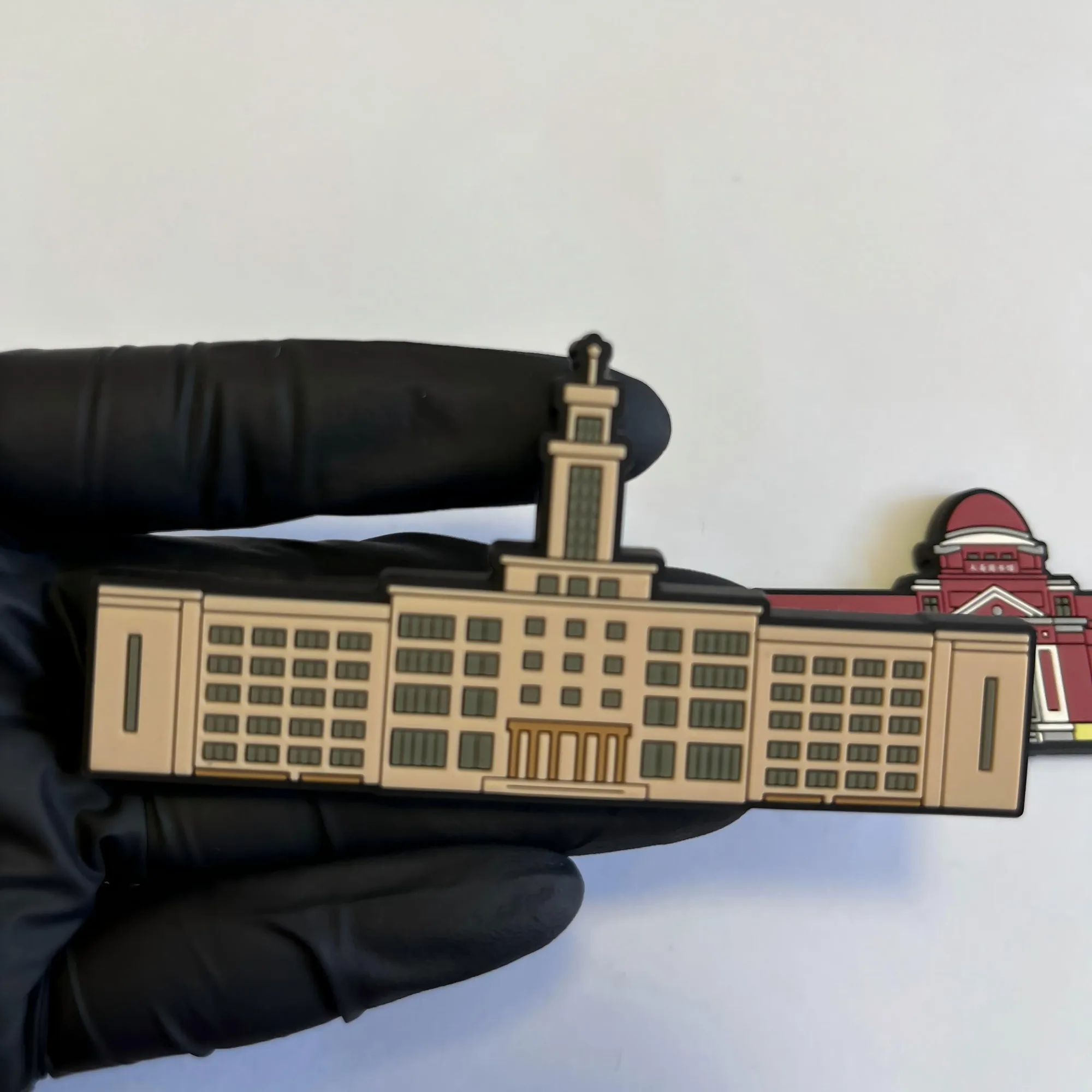 Imán de nevera 3D de PVC personalizado, recuerdo de viaje - imagen 2