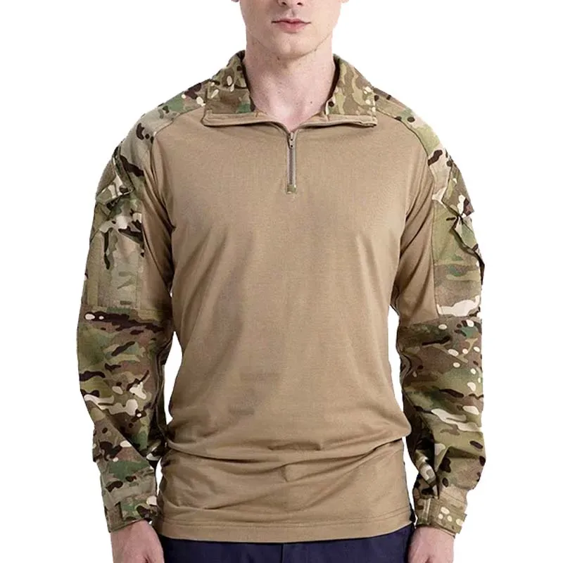 Camiseta táctica camuflaje manga larga secado rápido - imagen 2