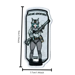 Parche táctico bordado gamer para mochila, insignia coser o planchar