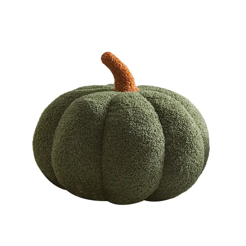 Cojín decorativo de felpa con calabaza para Navidad - imagen 5