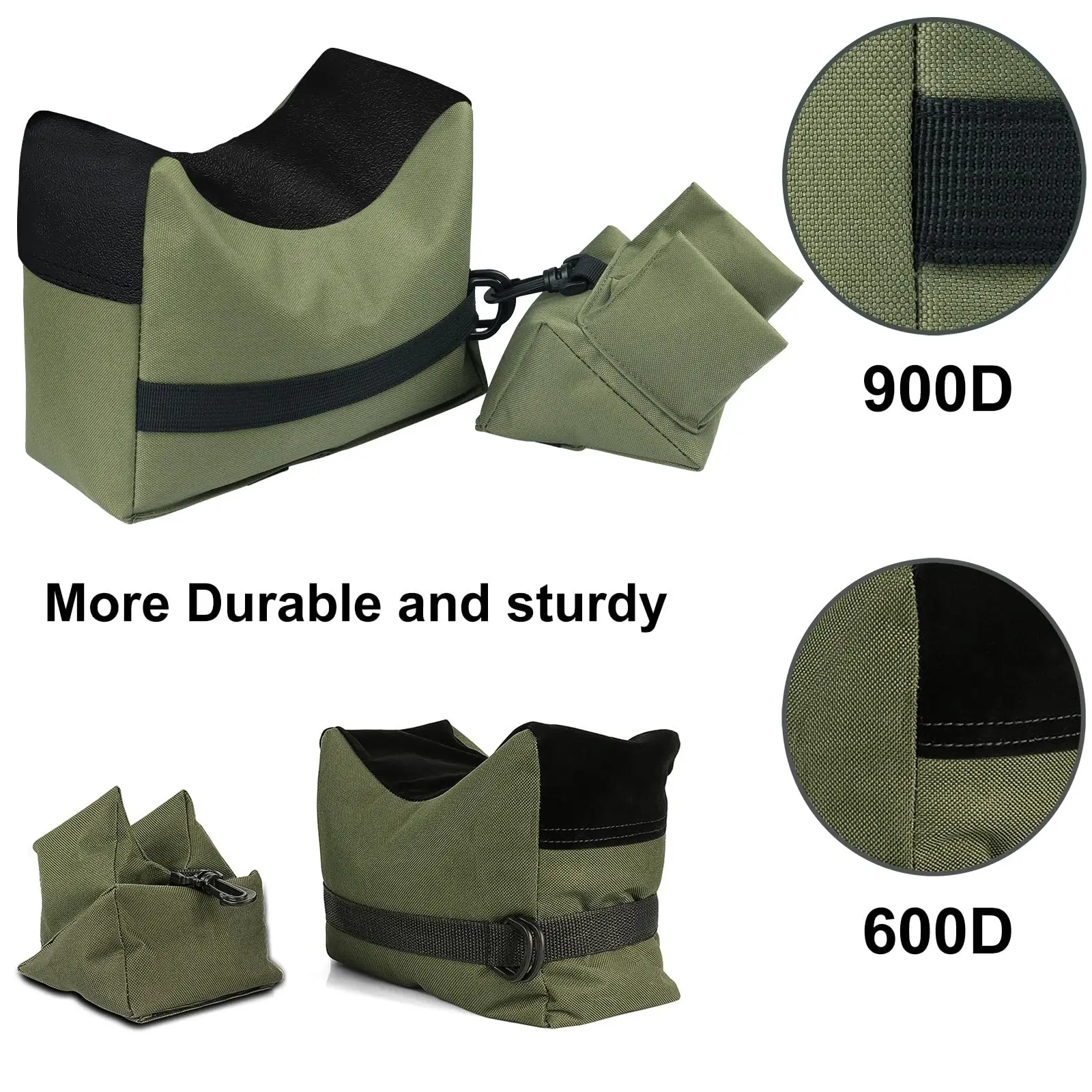 Bolsa de apoyo para tiro táctico CS Airsoft: sin relleno exterior - imagen 3