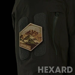 Hexard PC06 Parche bordado reflectante Everest, para mochila y ropa