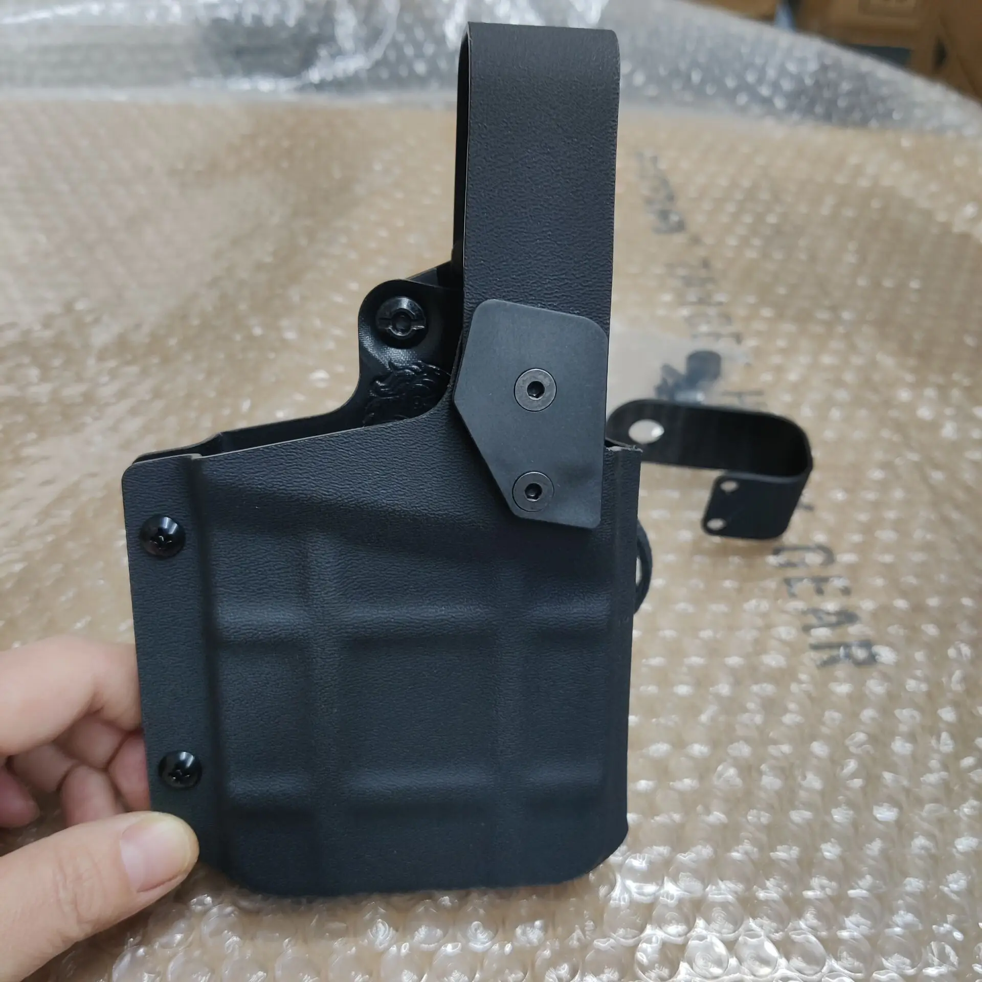 Funda táctica de liberación rápida para teléfono móvil vista frontal