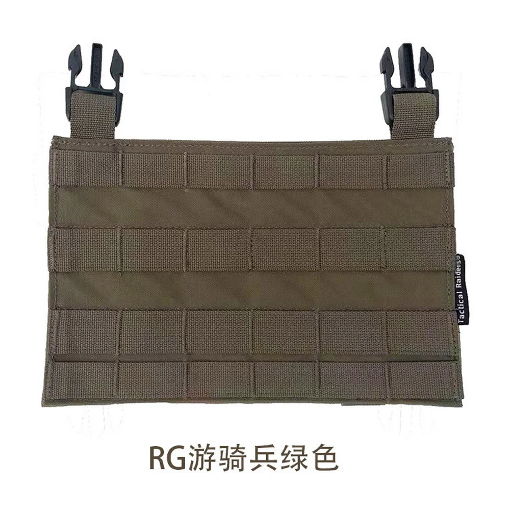 Panel frontal táctico MOLLE para chaleco con placa, camuflaje - imagen 3