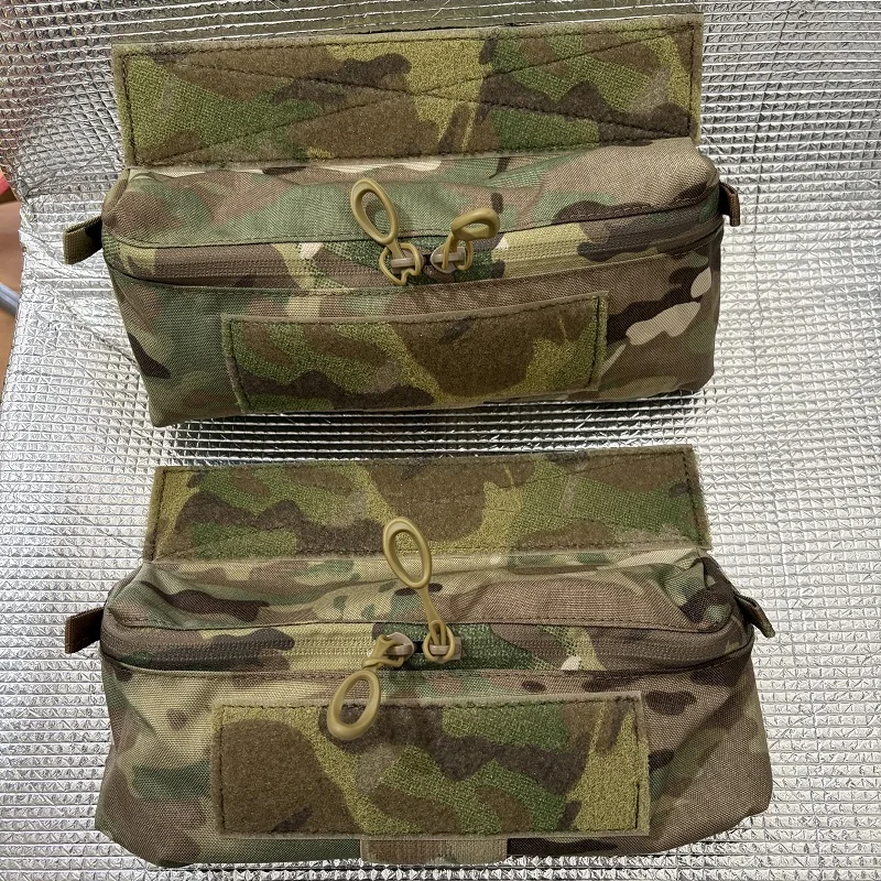 Bolsa táctica colgante para aire libre, negro, verde militar y OD - imagen 5