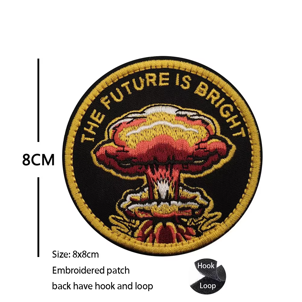 Parche bordado táctico gancho y bucle para insignia MOLLE - imagen 4