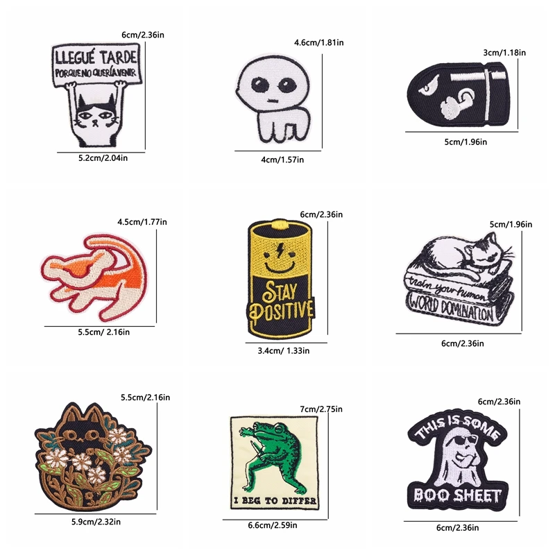 Parches termoadhesivos bordados animales – Para coser o planchar - imagen 2