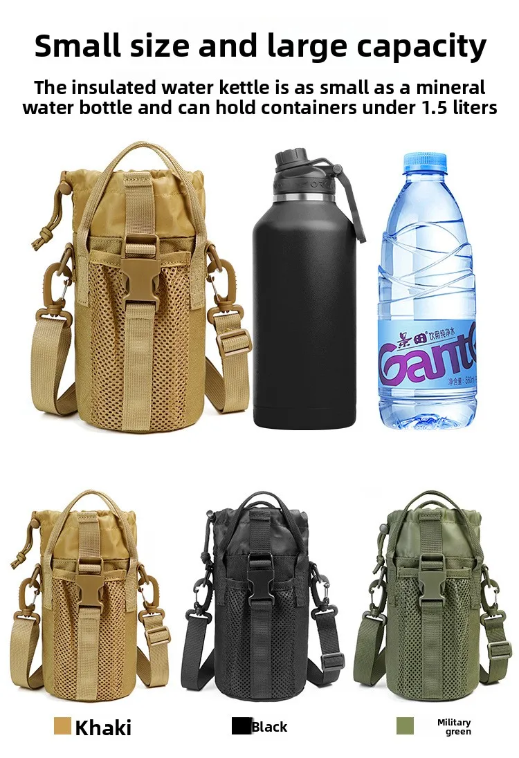 Bolsa táctica impermeable para botella de agua y teléfono cruzada - imagen 4