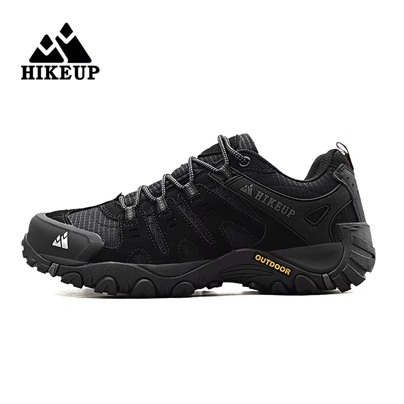 HIKEUP Zapatos tácticos piel de ante – Senderismo caza hombre - imagen 3
