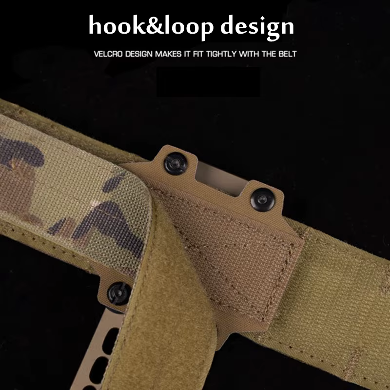 Cinturón táctico MOLLE modular con funda desmontable