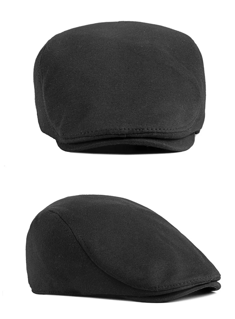 Sombrero tipo newsboy en uso
