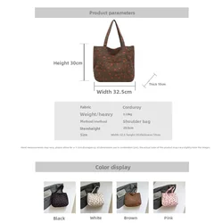 Bolso tote portátil mujer gran capacidad casual personalizable