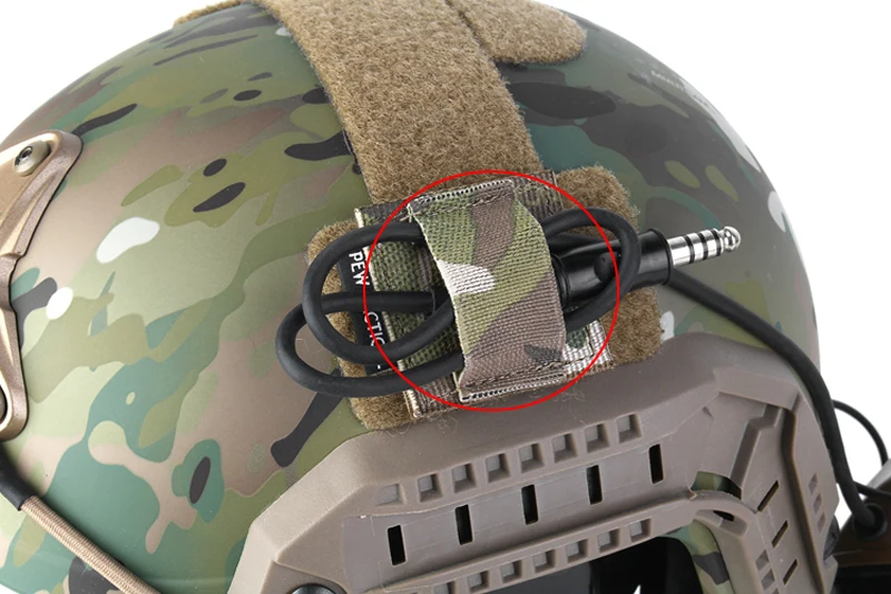 PEW TACTICAL correa sujeción cable intercomunicación auriculares NVG - imagen 2