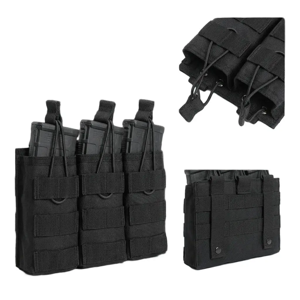 Funda portacargadores doble MOLLE 1000D AR15 M4 AK Airsoft - imagen 5