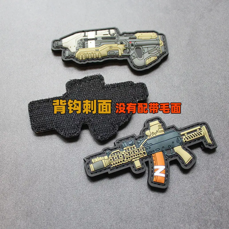 Parche táctico PVC 3D autoadhesivo Morale para brazalete