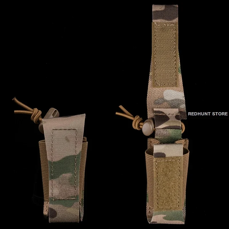 Porta granadas MOLLE táctico con bolsillo elástico y sujeción adaptable - imagen 2