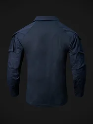 Camiseta táctica elástica G3 Upgraded azul marino exterior hombre