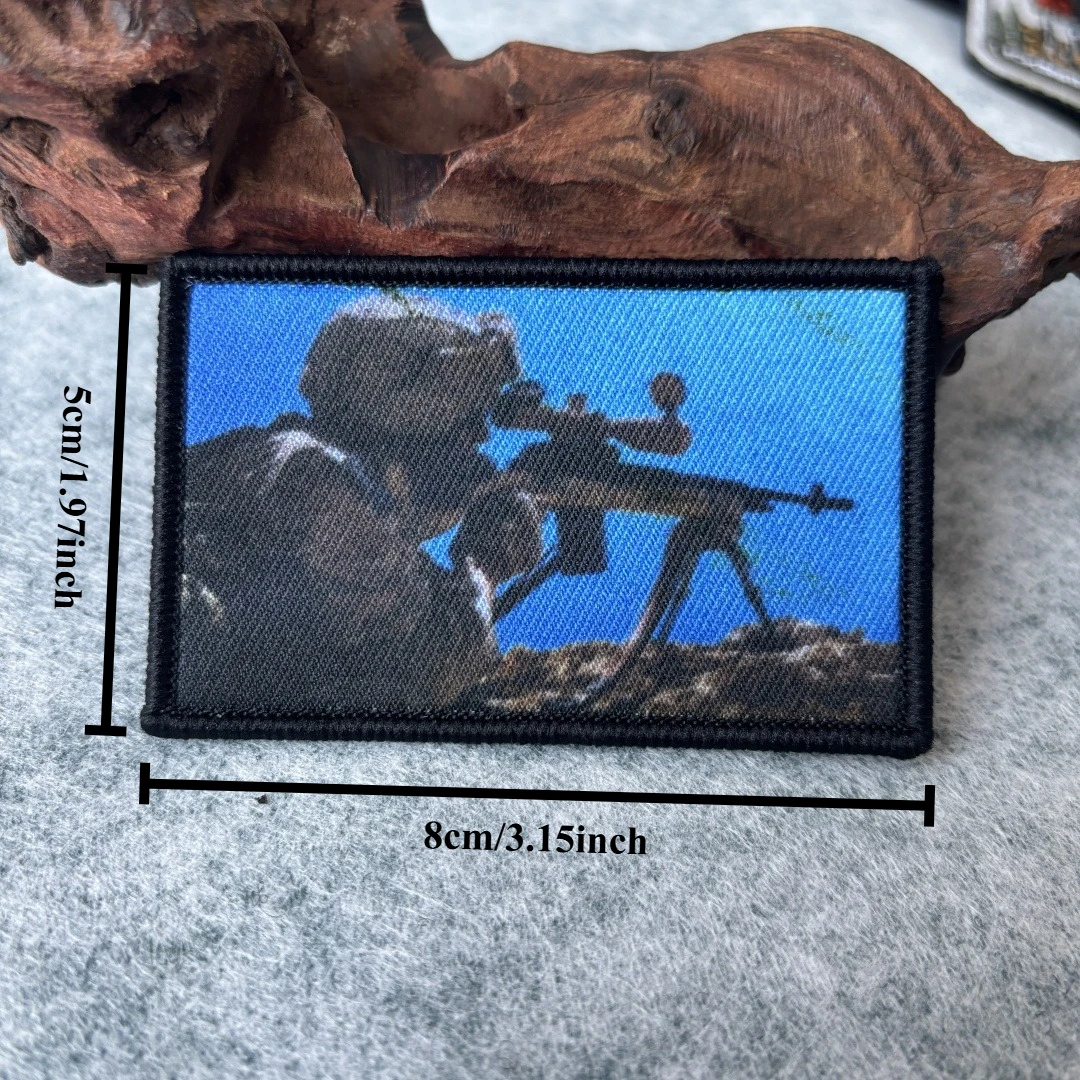 Parche táctico militar con gancho y bucle soldados para mochila - imagen 2