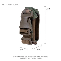 Porta granadas MOLLE elástico para almacenaje flexible y táctico