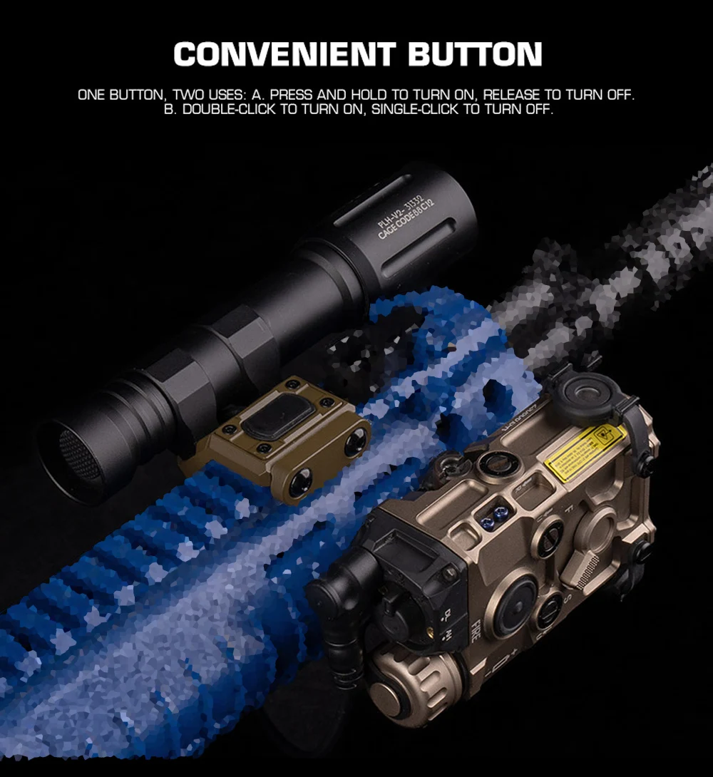 Interruptor táctico remoto lateral de metal SureFire para linterna - imagen 3