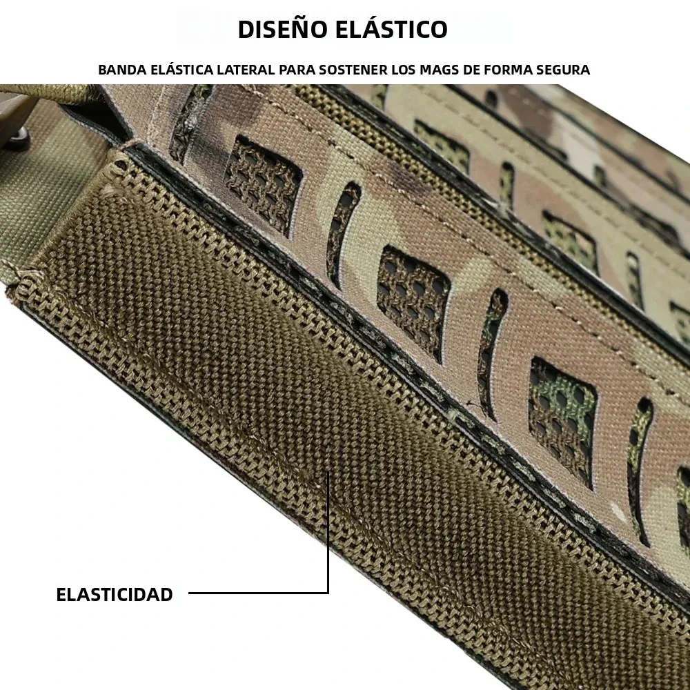 SINAIRSOFT Bolsa Táctica MP5 MP7 con MOLLE y Correas Elásticas - imagen 4