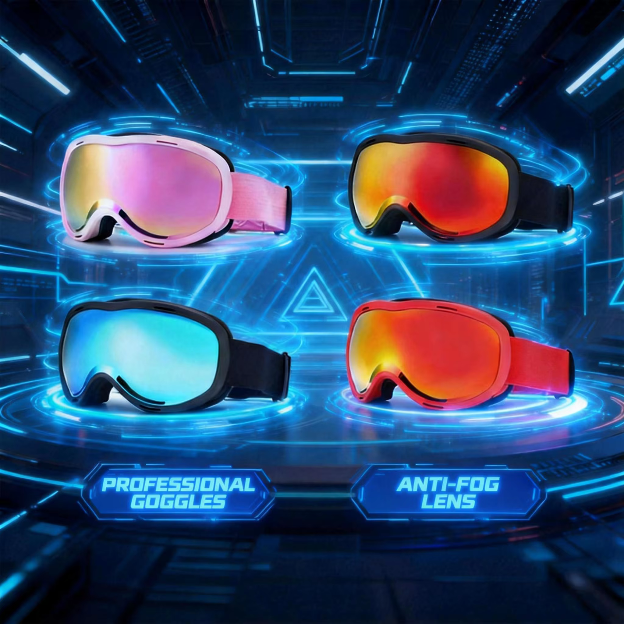 Gafas de esquí antivaho doble polarizadas – Protección UV para nieve - imagen 5