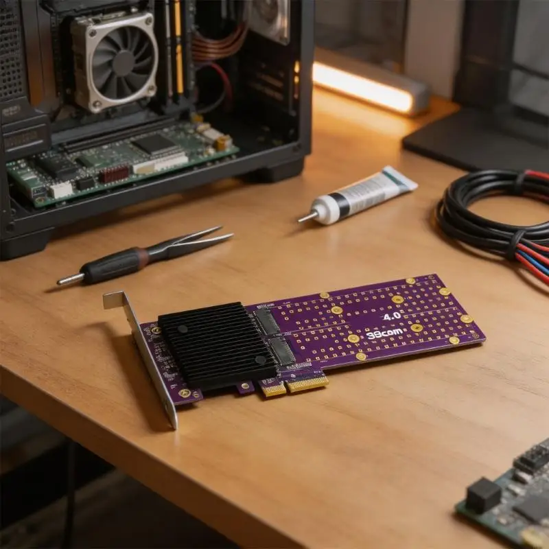 Tarjeta de expansión PCIe 4.0 x4 para almacenamiento en PC - imagen 3