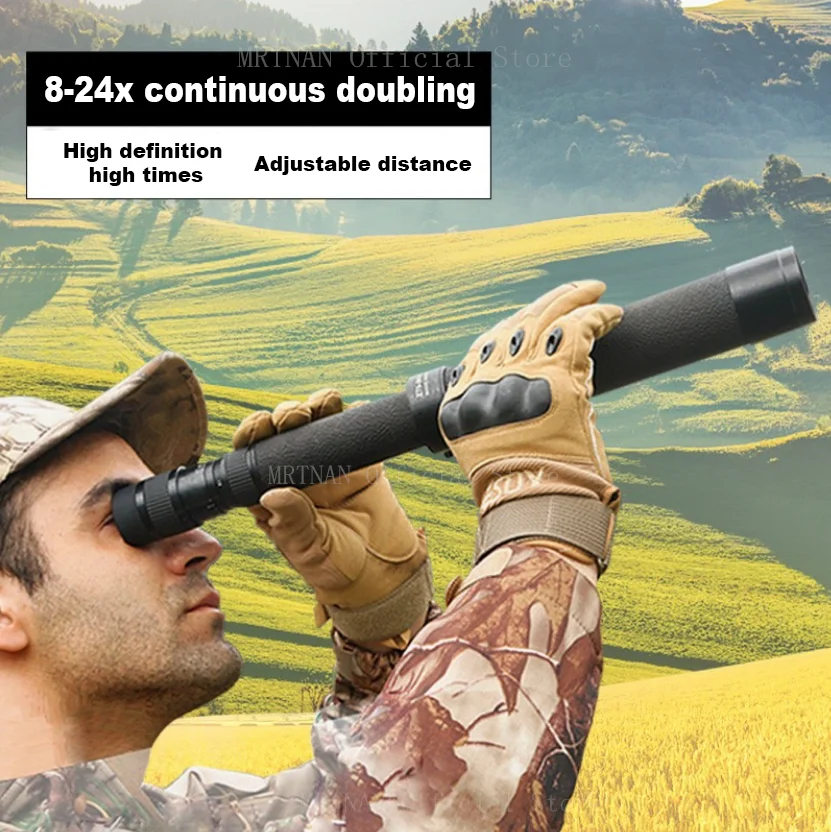 Monocular con zoom 8-24x40 para caza, camping y exteriores duraderos - imagen 5