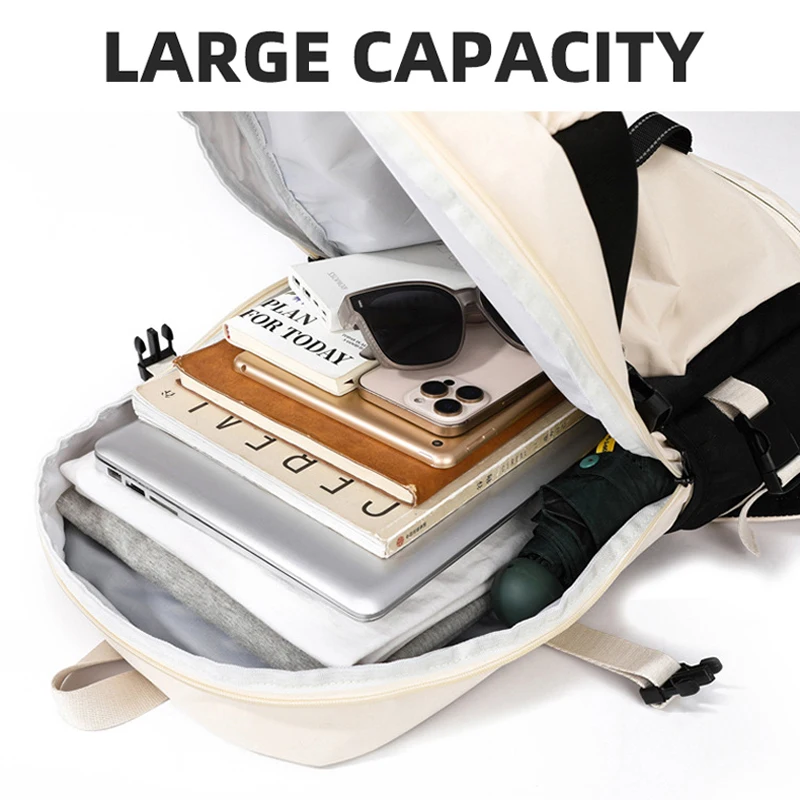 Mochila outdoor con cordón para portátil, gimnasio y viajes - imagen 3