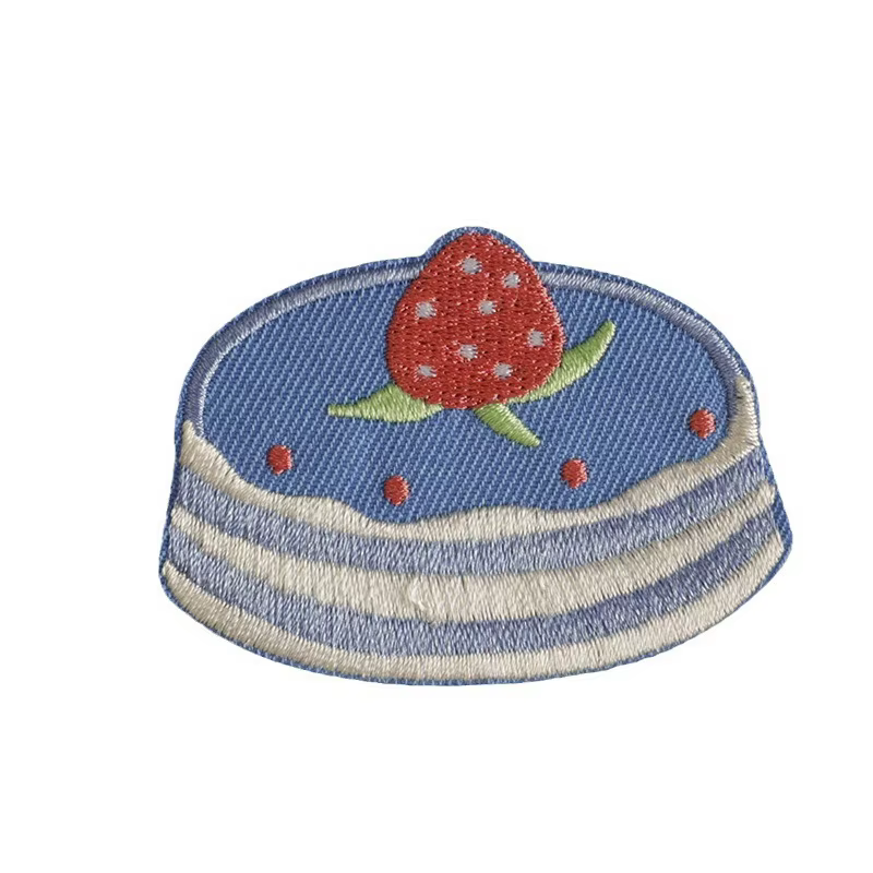 Parche bordado artesanal para pastel – Aplique DIY en postres y ropa - imagen 5