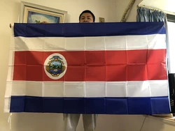 Bandera Costa Rica Sky poliéster impresa exterior