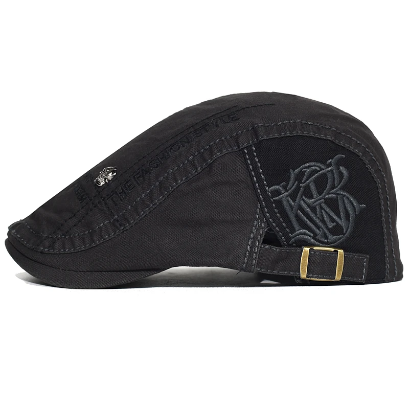 Gorra de algodón con calavera bordada táctica para hombre - imagen 2