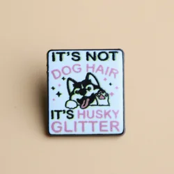 Pin esmaltado con frase humorística geométrica de solapa y mochila