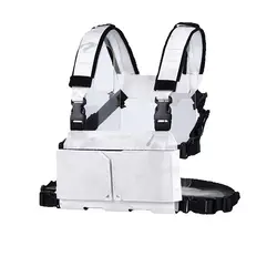Chaleco táctico ligero con bolsillo frontal para el pecho MOLLE