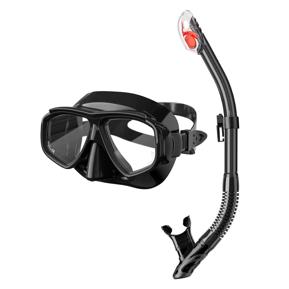 JSJM Máscara snorkel adultos silicona antivaho protección UV - imagen 4