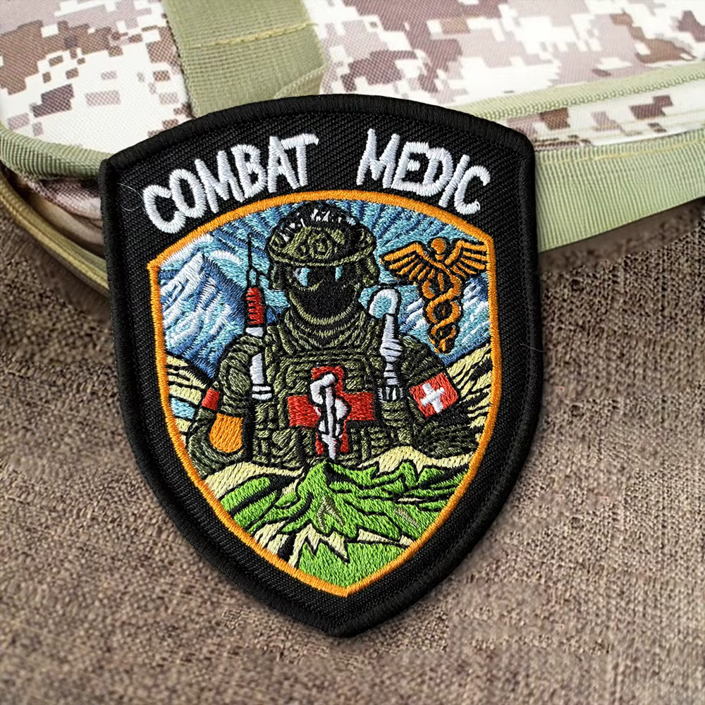 Parche militar tipo insignia para equipo