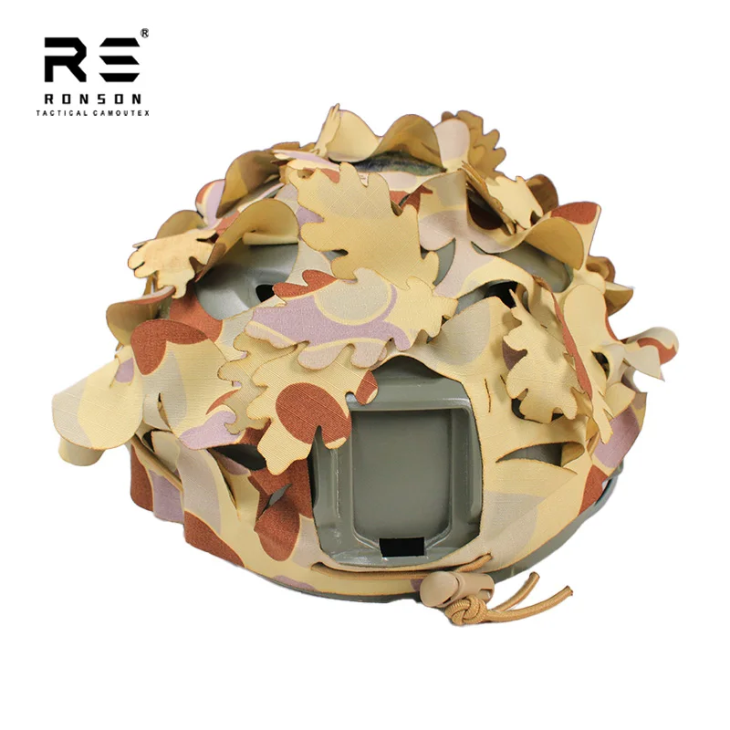 Auscam DPDU scrim camuflaje 3D corte láser para casco rápido - imagen 5