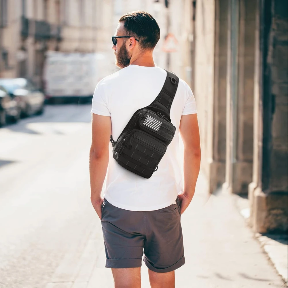 Rover bolso táctico bandolera MOLLE EDC cruzado pecho compacto - imagen 4