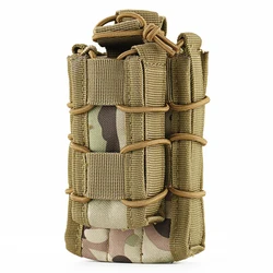 Porta-magasines táctico MOLLE rifle y pistola retención elástica